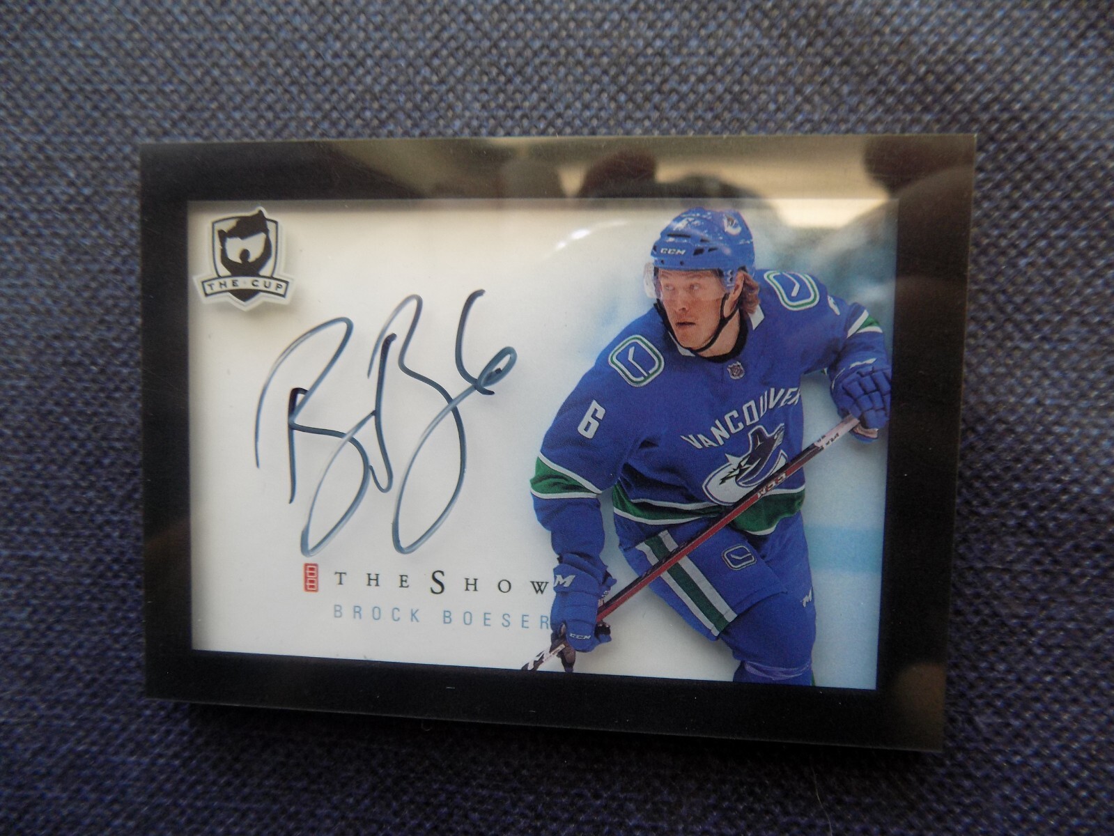 Brock Boeser Canucks Collector Puck - Sioux Shop at Ralph Engelstad Arena