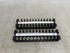 Marathon 1512 STRC - Barrier Terminal Blocks 600V 75A 12-Poles, Lot of 2 New