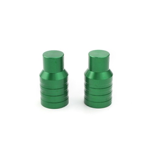 Universal Green Wheel Air Tire Valve Stem Caps Covers for Motorcycle Car Trucks - Picture 2 of 6
