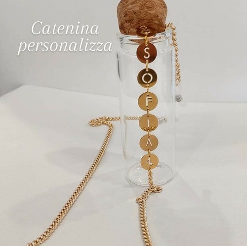 Cordino Catena Catenina Occhiali con nome idea regalo | eBay
