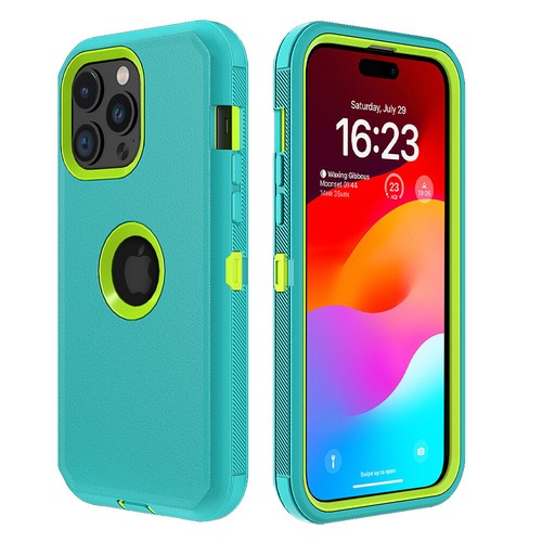 For iPhone 15 Pro Max 14 13 12 11 XR Phone Case Heavy Duty Shockproof Hard Cover - Picture 18 of 23