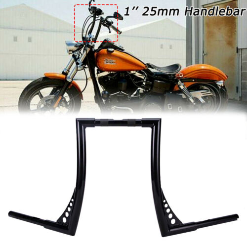 10" 12" 14" 16" 18" Ape Hanger Handlebar for Harley Sportster Softail FLS Custom - Bild 42 von 86