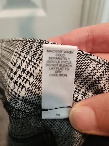 Cato Womens Black And White Plaid Pant Size XL - Picture 7 of 7