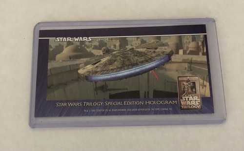 Topps 1997 Star Wars Trilogy Special Edition Hobby - Hologram  2 w/ Toploader - Afbeelding 1 van 2