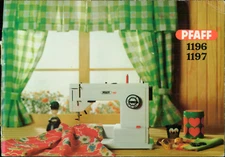 PFAFF 1196 1197 Instruction Manual User Guide: Coil Bound 65 Pages