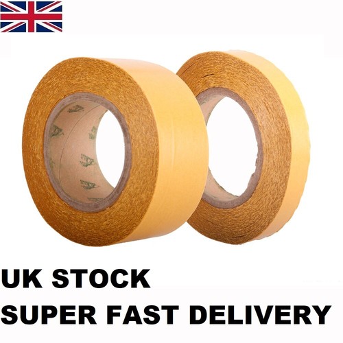Heavy Duty Yellow Strong Double Sided Tape Adhesive 50m 15m 10m Fast Delivery Ebay