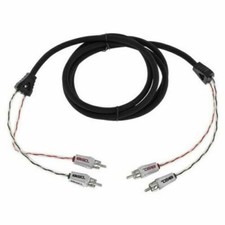 2 channel 6 foot RCA Pro Audio Amp Cables Competition Quality insulated DS18