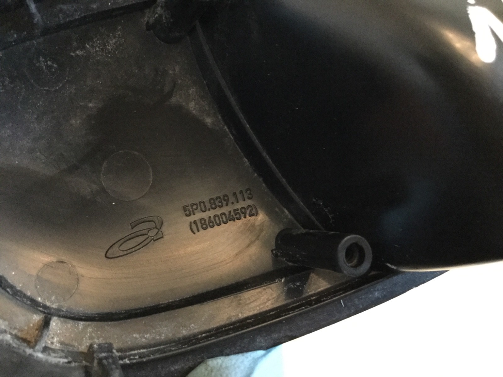 SEAT ALTEA 2007 Left Rear Door Interior Handle 5P0839113 Jur99995 