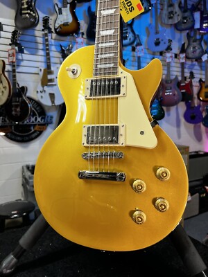 Epiphone Les Paul Standard '50s Electric Guitar - Metallic Gold Auth Deal! 369