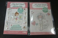 My best Friend Colour Cuts Ready-Stamped Designs DESIGNER Apple Pie STAMPS