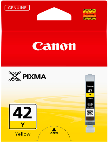 CANON 6387B001 CLI-42Y ORIGINAL YELLOW CARTRIDGE FOR PIXMA PRO-100/PRO100S - Picture 1 of 1