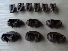 6 x Rite-Trak Drawer Back Component Guide Glide and Drawer Stop Part # Z4031/2 