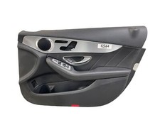 Mercedes C Class W205 Front OS Right Driver Door Card Black AMG Line 2016