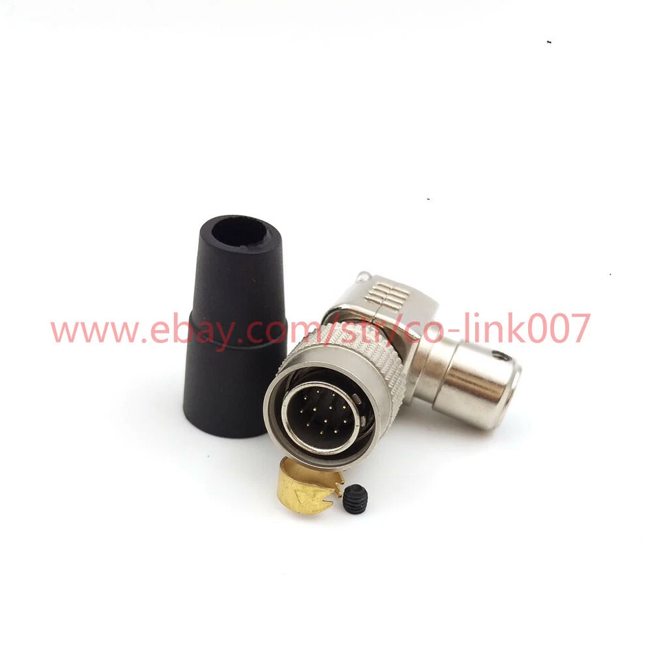 HR10A-10P-12P(73) for Hirose 12 Pin Connector, angle Plug Power Cable Connectors - Image 2 of 4