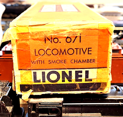 Lionel 671 STEAM TURBINE LOCO + 6466W CLEAN, GOOD CONDITION, LOCO IN OB! - Picture 5 of 9
