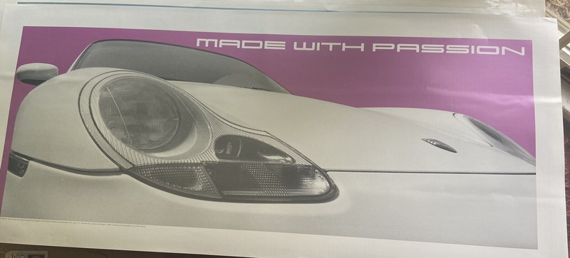 Porsche 911 poster “ Made With Passion” By Photographer Lorenzo Garcia
