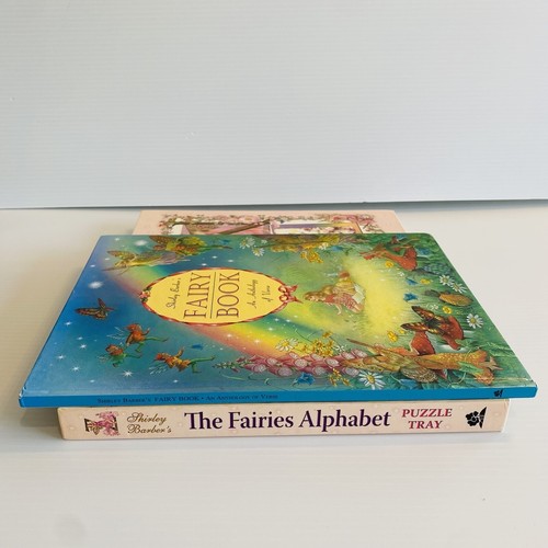 Shirley Barber Book Bundle x2 Fairies Alphabet Puzzle Tray Fairy Anthology Verse - Picture 6 of 23