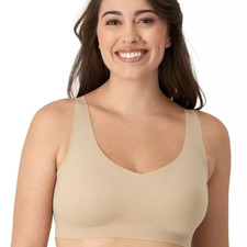Bali Womens Comfort Revolution EasyLite Back Close Wirefree 3496 3XL Nude NWT