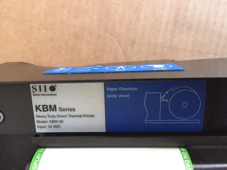 SII SEIKO INSTRUMENTS KBM-80 Serial Thermal Kiosk Receipt Printer 24 VDC - Image 3 of 4