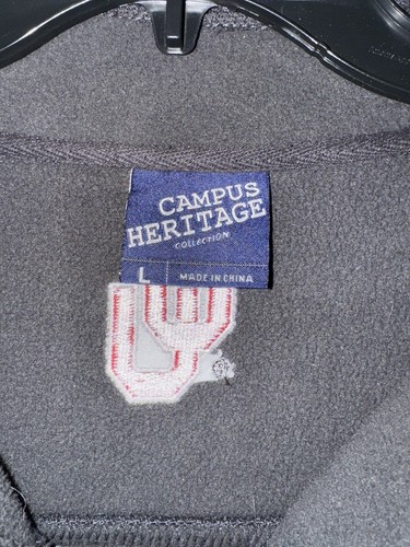 Pullover Oklahoma Sooners Campus Heritage grigio e manica cremisi tasca grande - Foto 5 di 10
