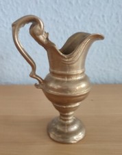 Kleiner Krug Henkel Messing Messingkrug Kanne K&auml;nnchen Zierkrug Karaffe Deko