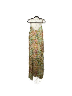 pastel flowy maxi dress Karlie Floral Pastel Maxi Dress, L / Pink