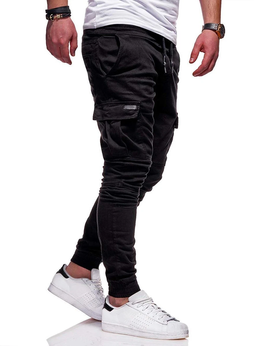 Pantalones Joggers Tipo Cargo Estampado new Version Hombre