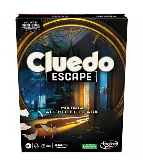 Gioco da tavolo Cluedo Escape Mistero all'Hotel Black Hasbro F6417