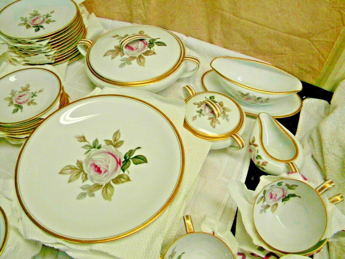 VTG Noritake China ~ Oliver ~ 5254 Pattern ~Japan~ Gold Trim