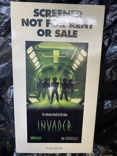 INVADER VHS Tape 1992 Sci-fi Hans Bachmann Vidmark Entertainment Promo Screener