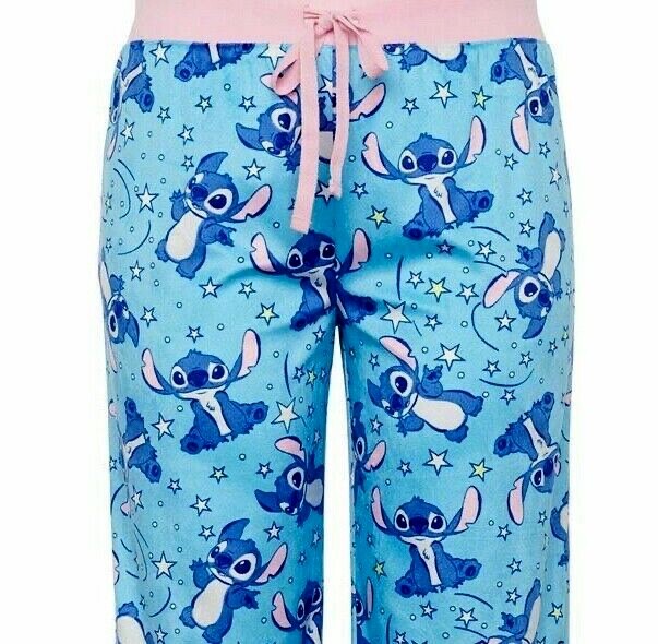 NWT Womens Disney Lilo and Stitch Pajama Pants Sleep Lounge Scrump