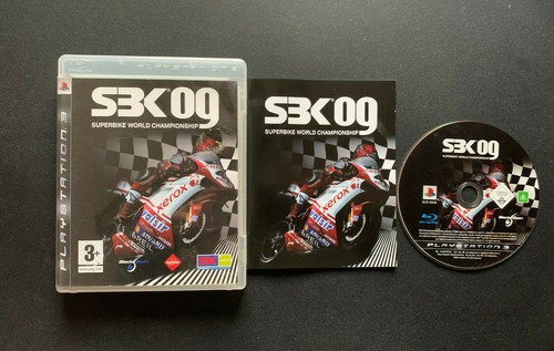 Jeu SBK 09 (Superbike World Championship) PS3 - Version Complète, Bon état, Boîtier France