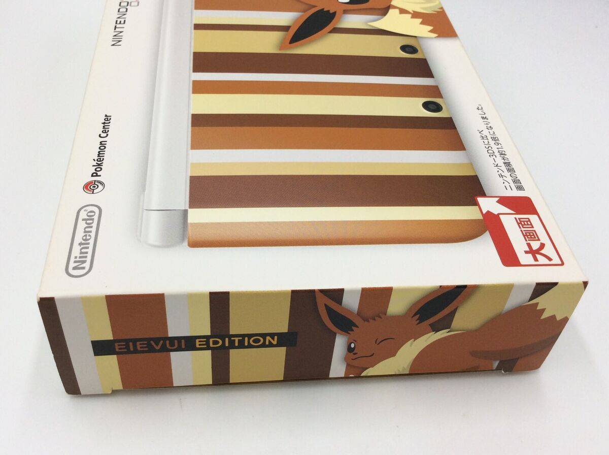 Nintendo 3DS XL LL Pokemon Center Eevee Edition Console Nintendo 3DS XL LL Pokemon Center Eevee Edition Console