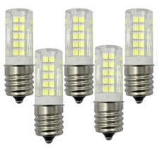 5pcs E17 Intermediate C9 64-2835 LED Light Bulb Ceramics Lights Lamp 5W 110V 