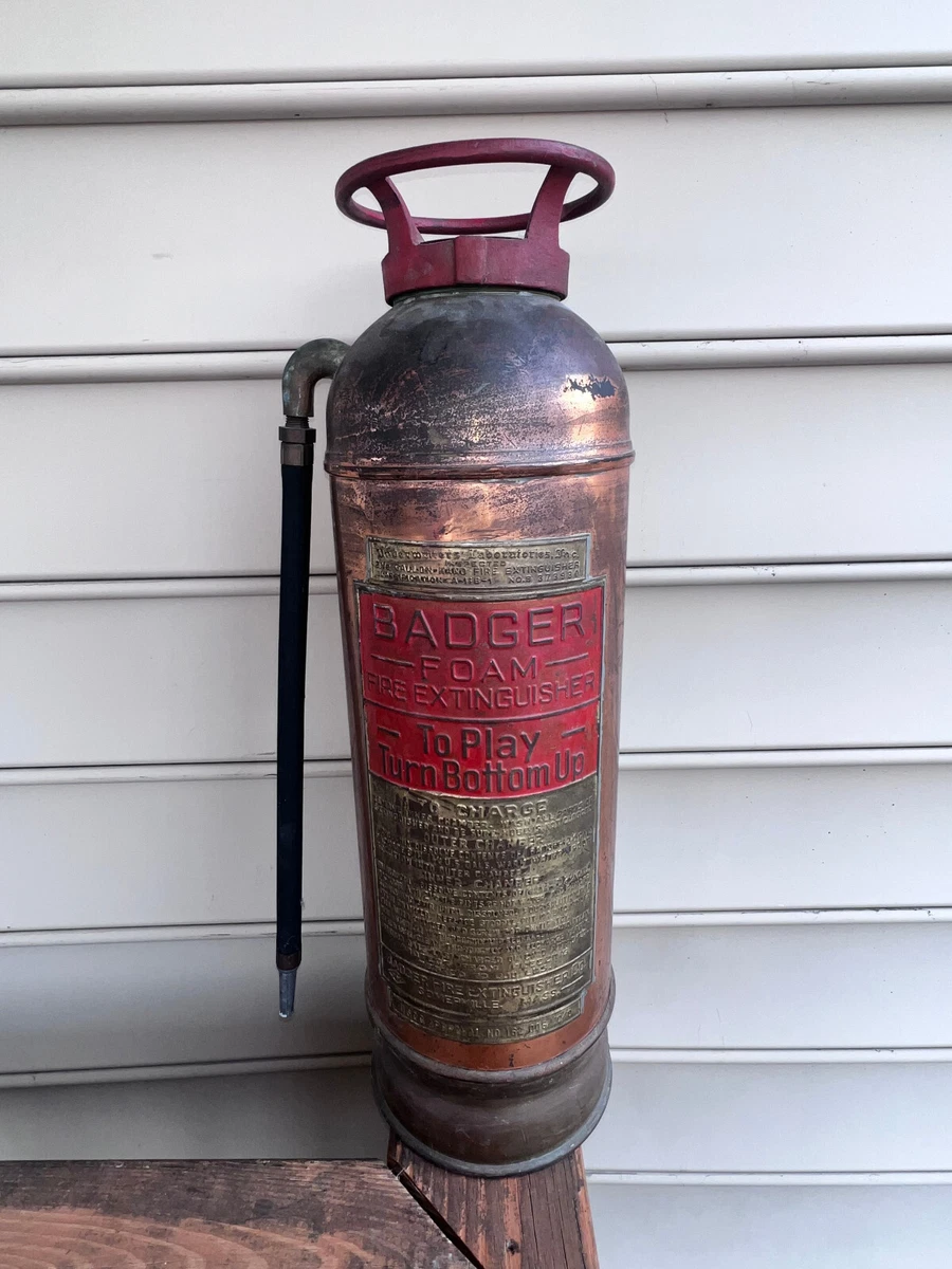 Badger Fire Extinguisher In Collectible Firefighting & Rescue