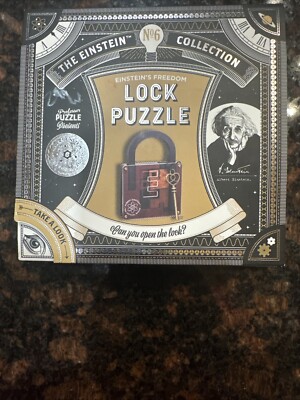 Kids Einstein's Freedom Lock Puzzle Professor Puzzle Brain Teaser Game New