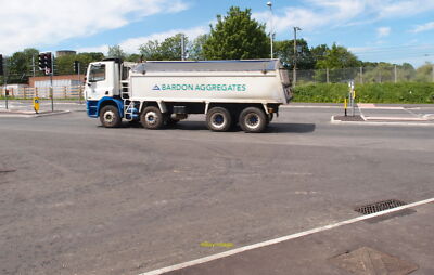 Photo 6x4 Bardon Aggregates tipper lorry on Edison Bell Way A new road fo c2014