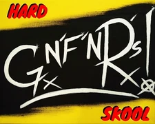 Guns N' Roses Hard Skool Original Acrylic Painting 16x20 Canvas New art Illusion