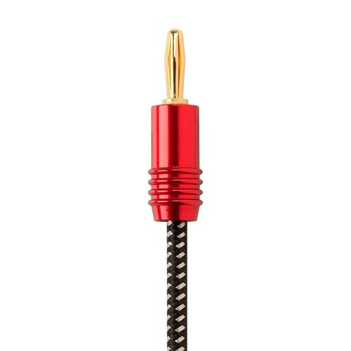 20FT Premium Banana Plug Connector Audio Speaker Wire Cable Braided 14AWG Gold - Picture 2 of 6