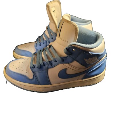 Nike Air Jordan 1 Mid UNC Blue 2012 (554724-106) US Mens 9 Retro 