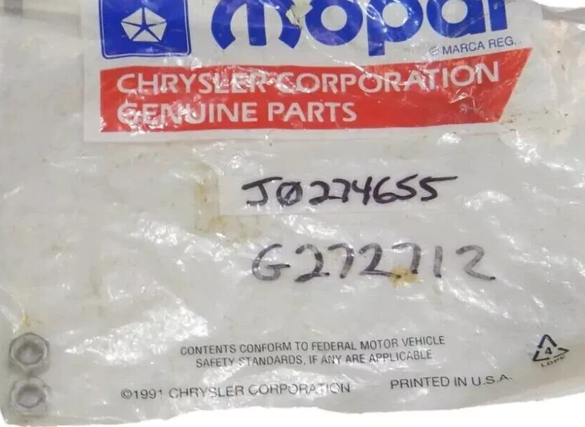 Jeep Wagoneer SJ J10 J20 Mopar OEM NOS Estabilizador Delantero Tuerca Herrajes J0274655 Foto 2 de 4