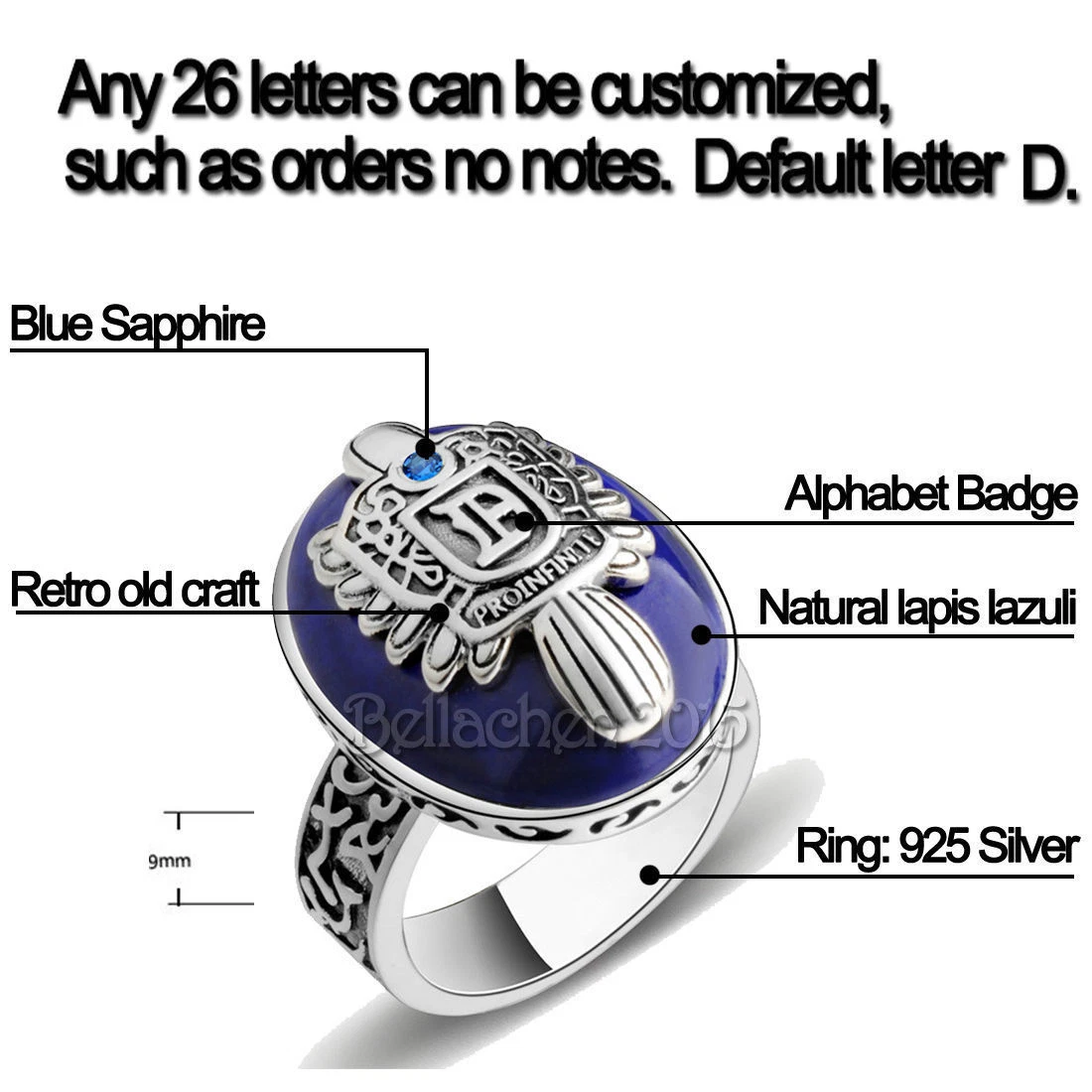 Bague Vampire Diaries Trévien 81190 Bijoux & Montres