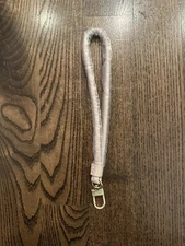 NWOT New TRUFFLE Clarity Wristlet Strap Stone Travel Makeup Accessories