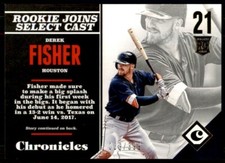 2017 Panini Chronicles Gold Derek Fisher Rookie /399 Houston Astros #132