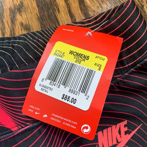 NWT NIKE SPORTSWEAR PRINTED TIGHT WOMEN 842447 010 $85.00 Sz Small Ember Glow - Picture 4 of 4