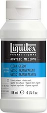 Liquitex Clear Gesso Surface Prep Medium 118ml Non-Toxic Water-Resistant