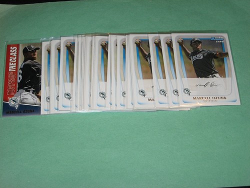 (23) 2011 11 MARCELL OZUNA BOWMAN RC ROOKIE LOT + (1) NM/MT+
