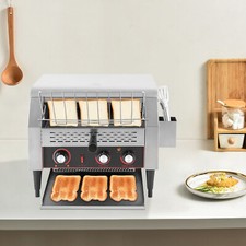 2400W Commercial Conveyor Toaster 450 Slices/Hour Commercial Toaster Heavy Duty