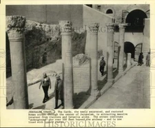 Press Photo The Cardo, newly restored Roman street in Jerusalem, Israel