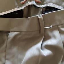 Vintage Farah Men Performance Chino Straight Pants Beige Size 34x 29